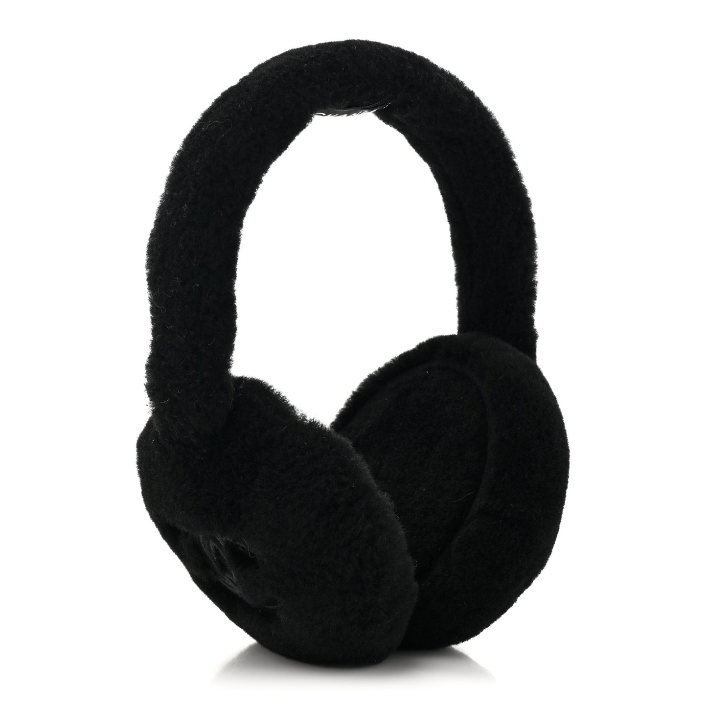Shearling CC Ear Muffs Black