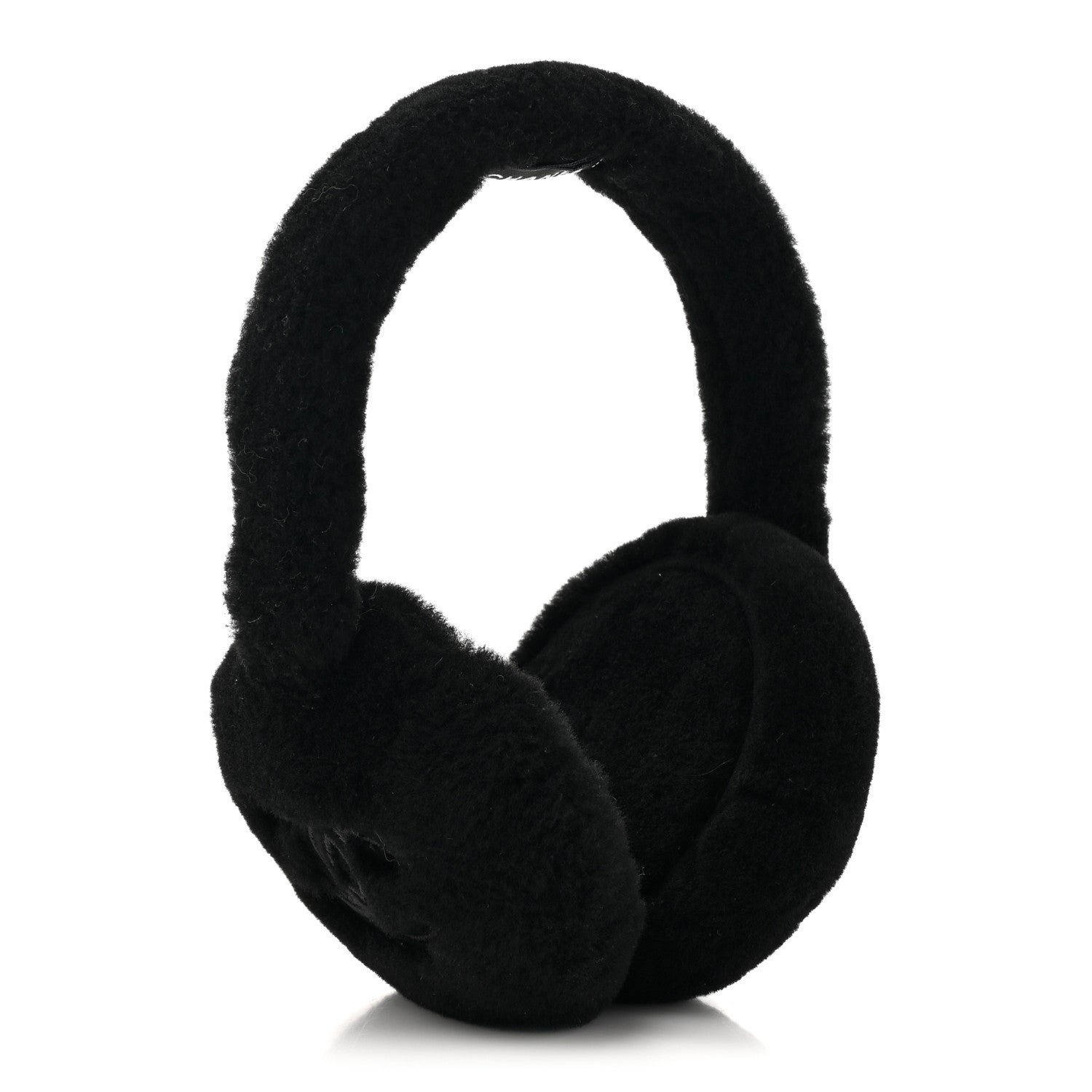 Chanel Shearling CC Ear Muffs Black 3 of 6