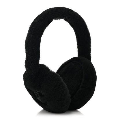 Chanel Shearling CC Ear Muffs Black 3 of 6