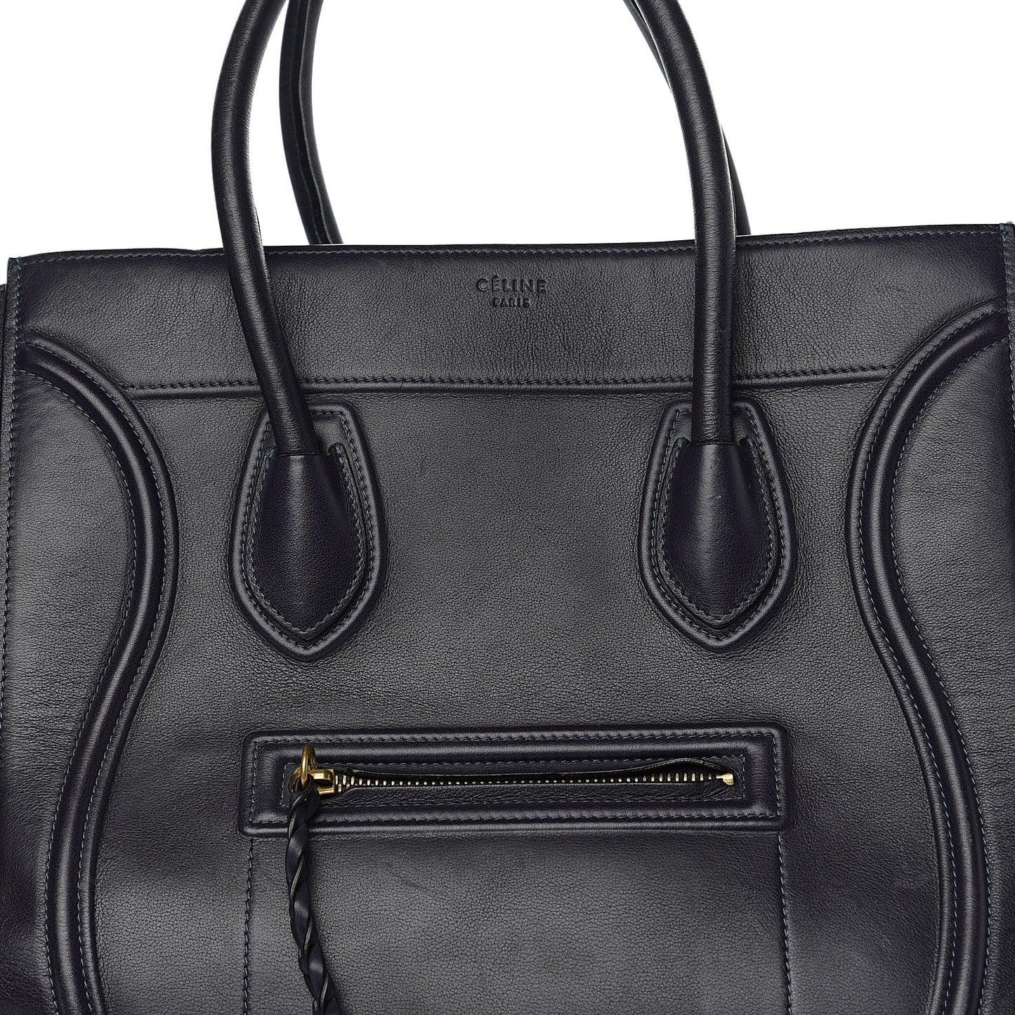 Supple Calfskin Medium Phantom Luggage Midnight