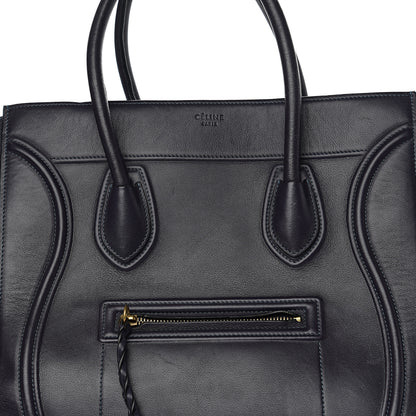 Celine Supple Calfskin Medium Phantom Luggage Midnight 10 of 10