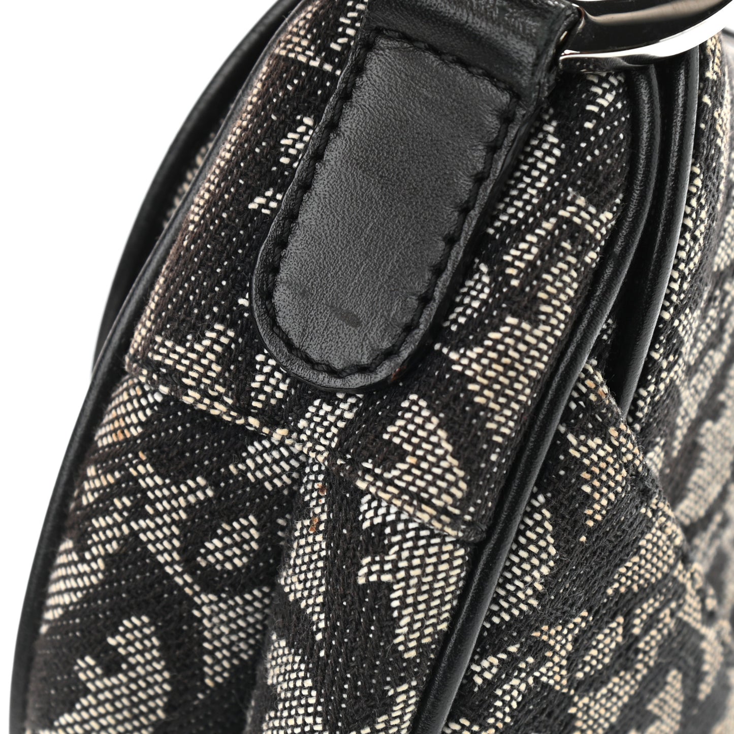 Monogram Saddle Bag Bag Black