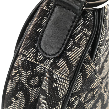 Christian Dior Monogram Saddle Bag Bag Black 17 of 19