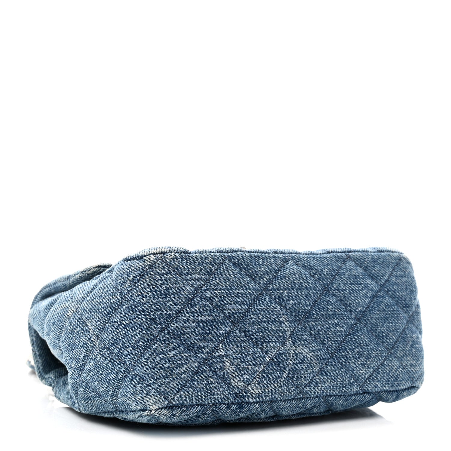 Chanel Denim CC Quilted Mini Square Flap Blue 4 of 10