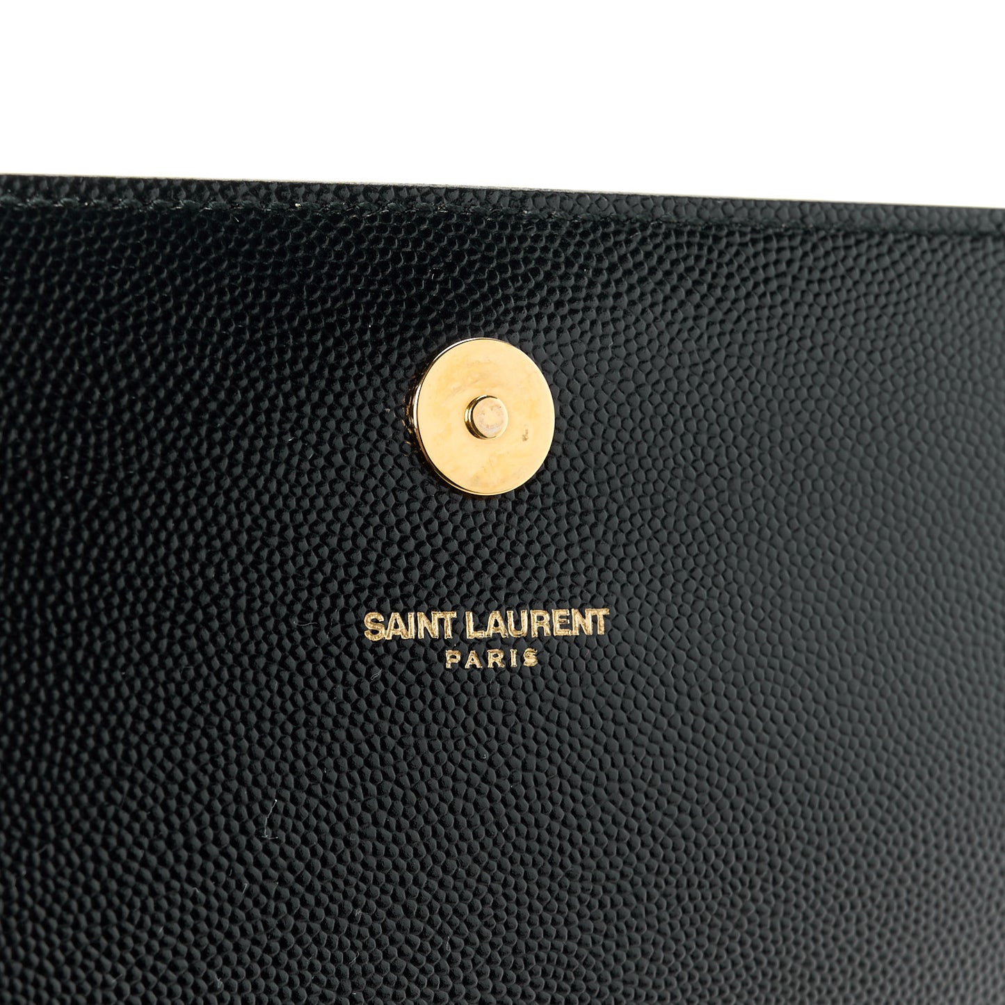 Grain De Poudre Monogram Cassandre Clutch Black