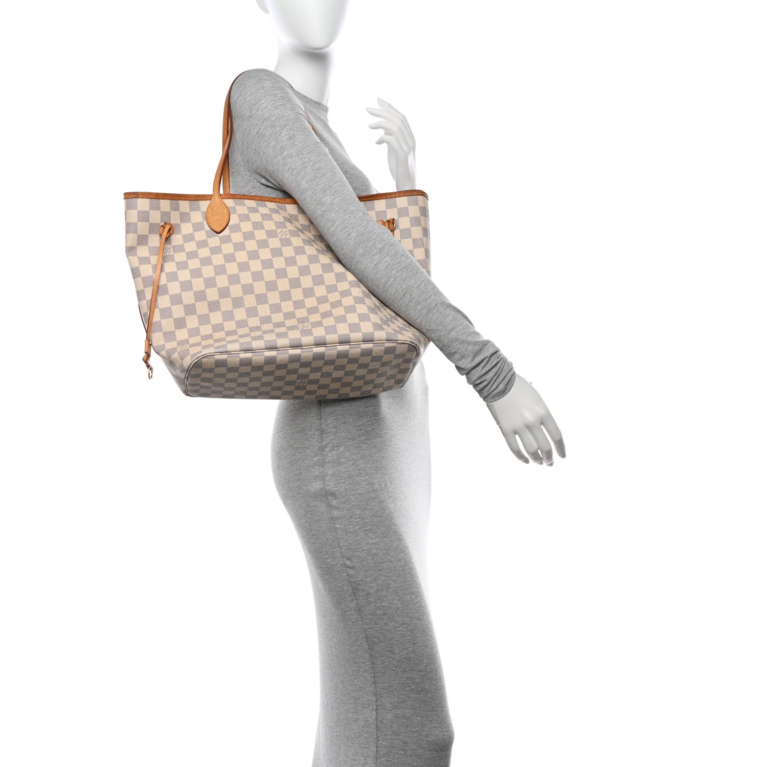 Louis Vuitton Damier Azur Neverfull MM 2 of 10