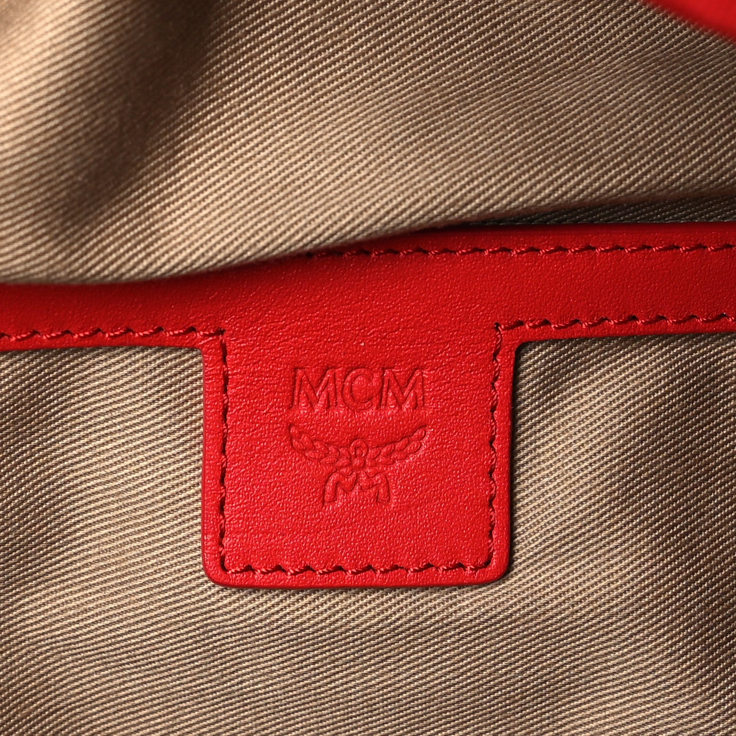 MCM Skyoptic Visetos Small Fursten Belt Bag Diamond Cognac 5 of 7