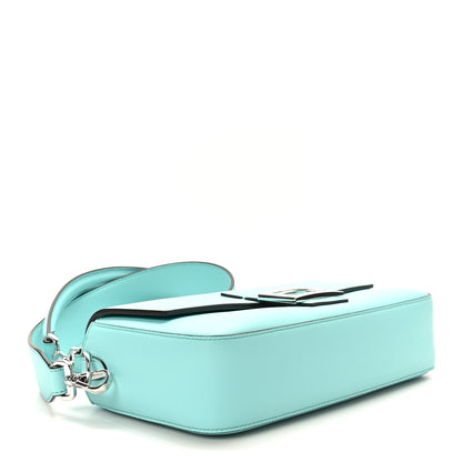 Fendi X TIFFANY Nappa Silver Baguette Blue Tiffany Silver 4 of 8