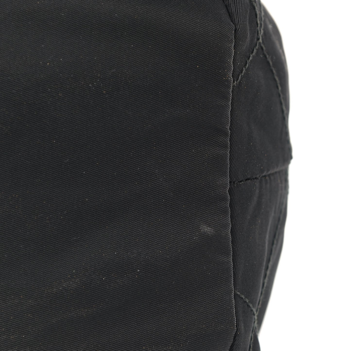 Tessuto Nylon Chain Shoulder Bag Black
