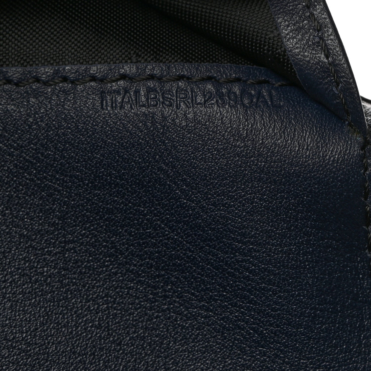 Burberry Grainy Calfskin House Check Porter Continental Wallet Navy 7 of 7