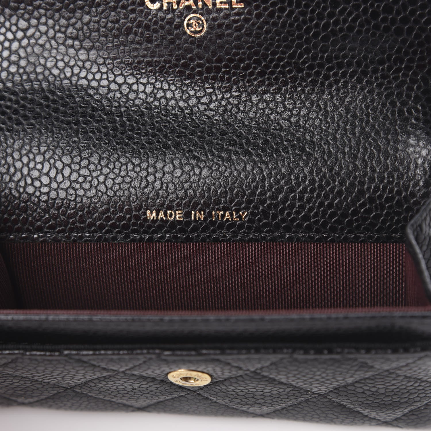 Chanel Caviar Quilted Flap Card Holder Black 9 of 11