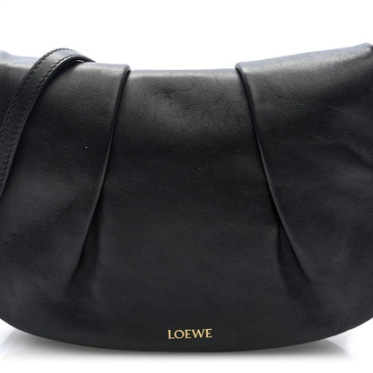 Loewe Shiny Nappa Calfskin Paseo Satchel Black 7 of 9