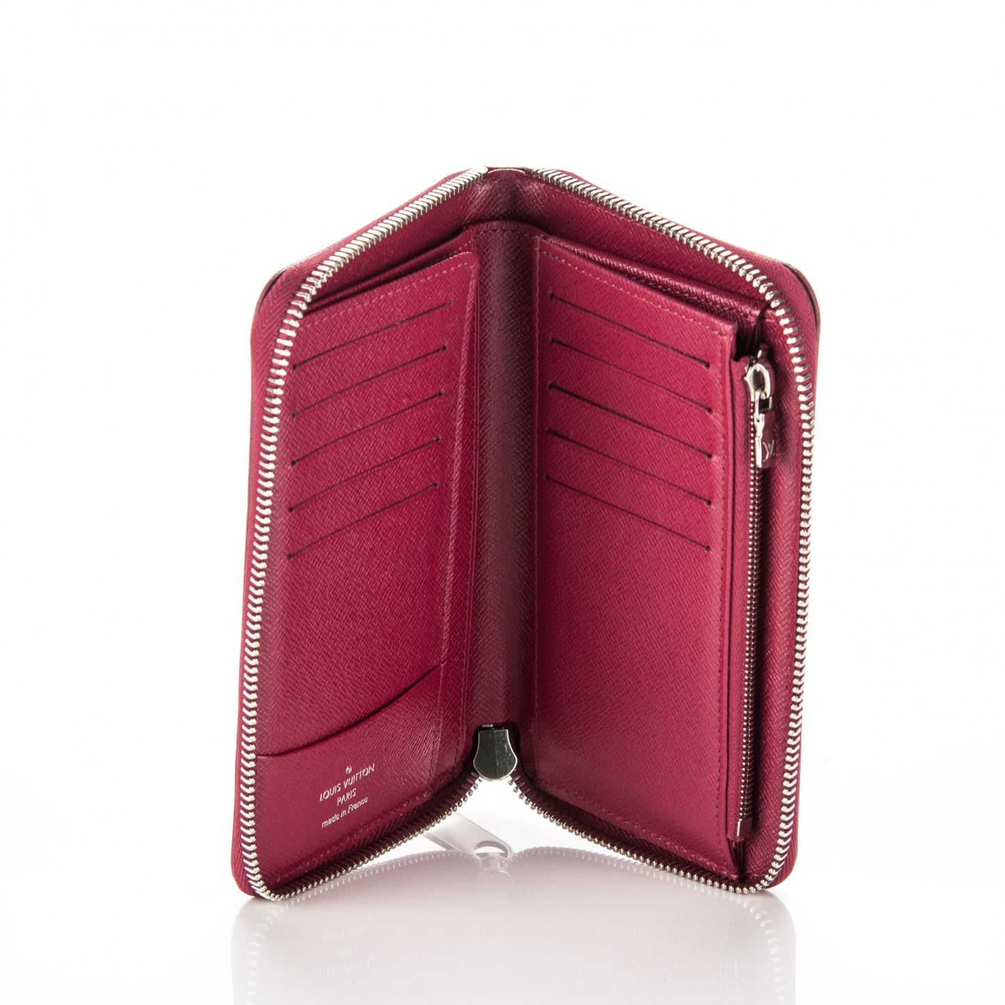 Epi Zippy Compact Wallet Fuchsia