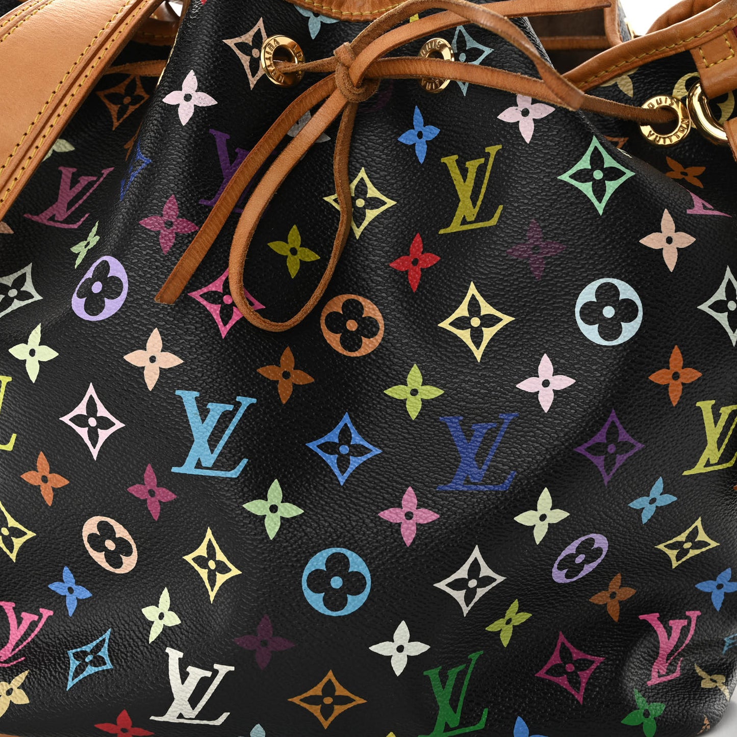 Monogram Multicolor Petit Noe Black