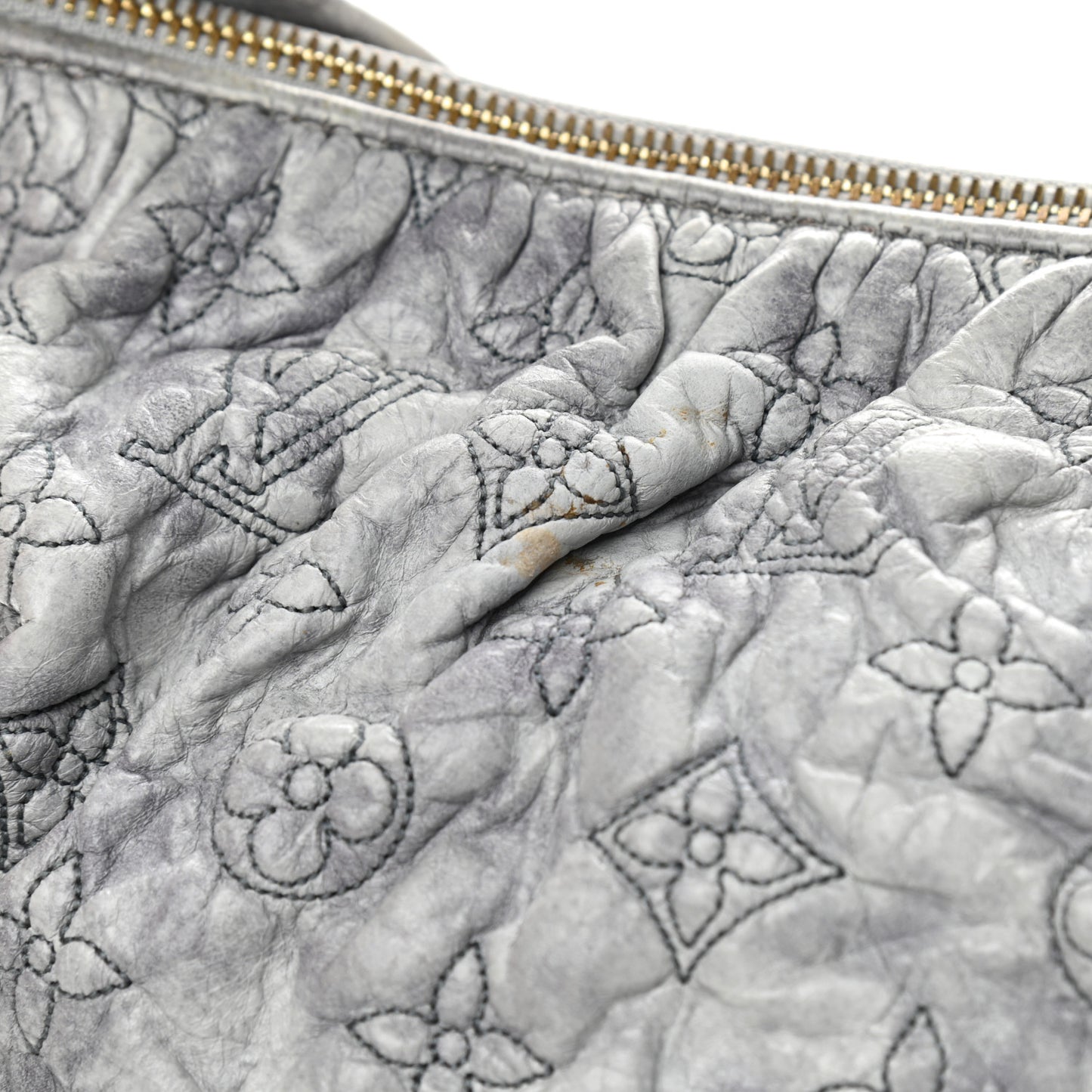Lambskin Olympe Nimbus GM Gris Perle