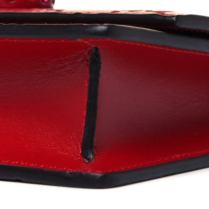 Gucci Guccissima Mini Cherry Chain Bag Hibiscus Red 9 of 9