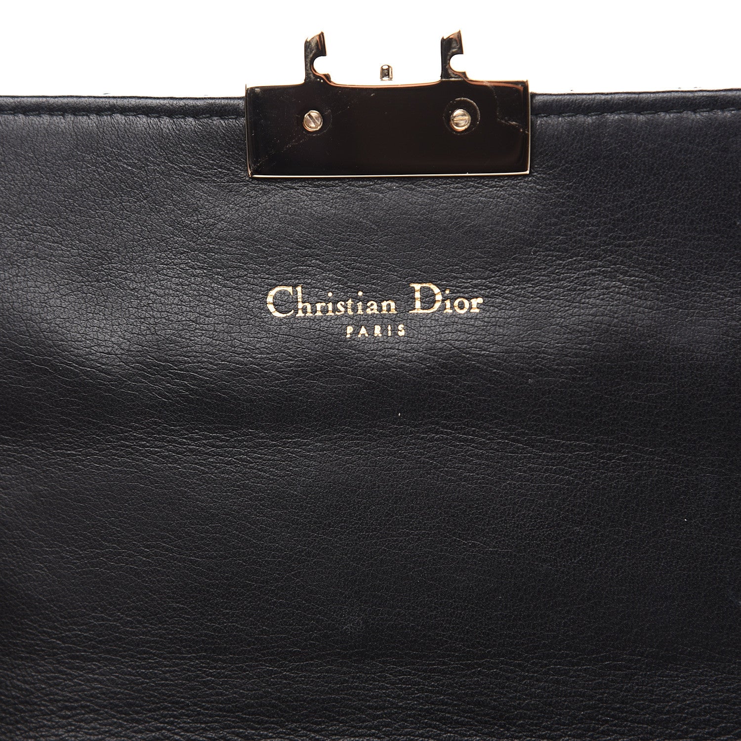 Christian Dior Patent Cannage Miss Dior Promenade Pouch Black 5 of 10