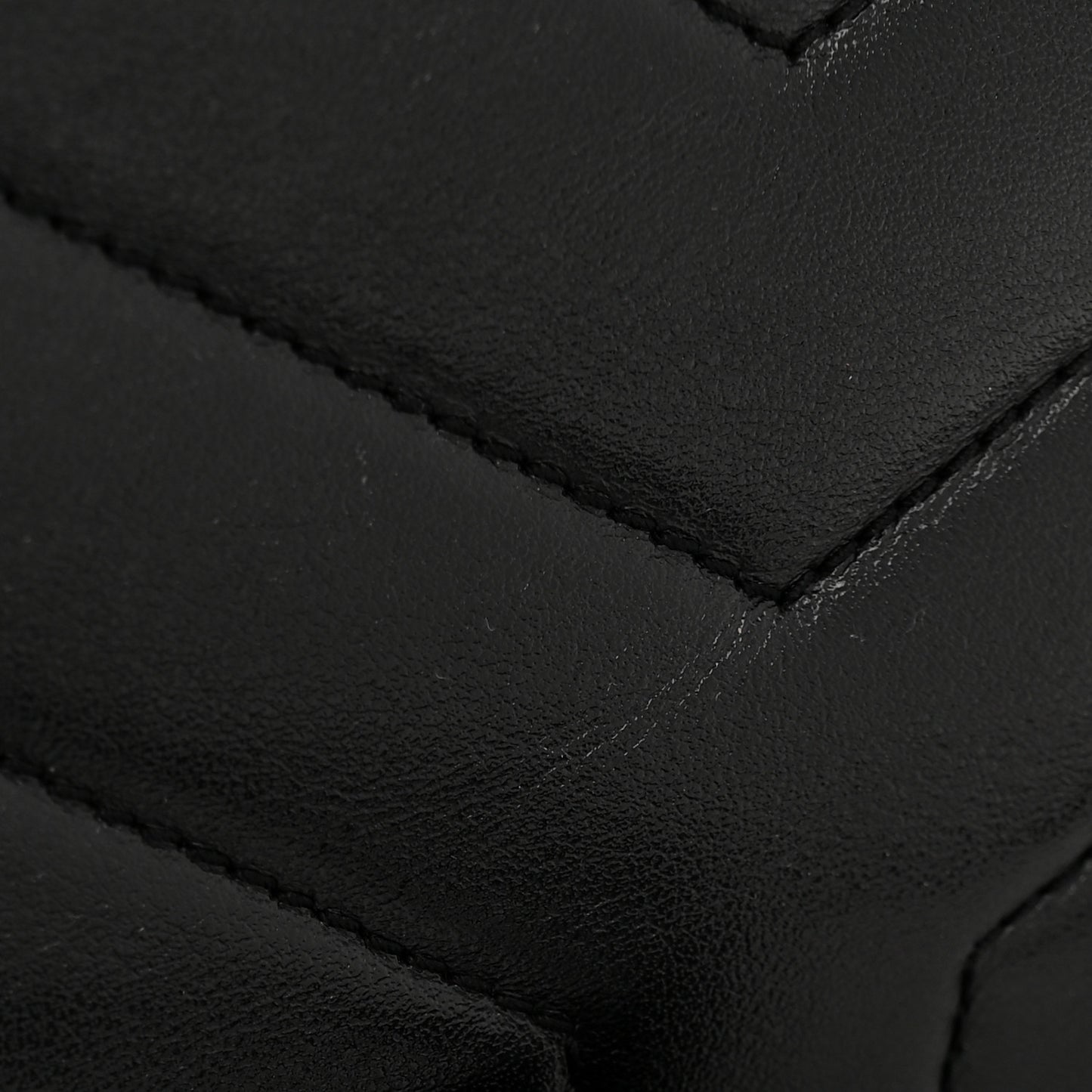 Calfskin Y Quilted Monogram Toy Loulou Crossbody Bag Black