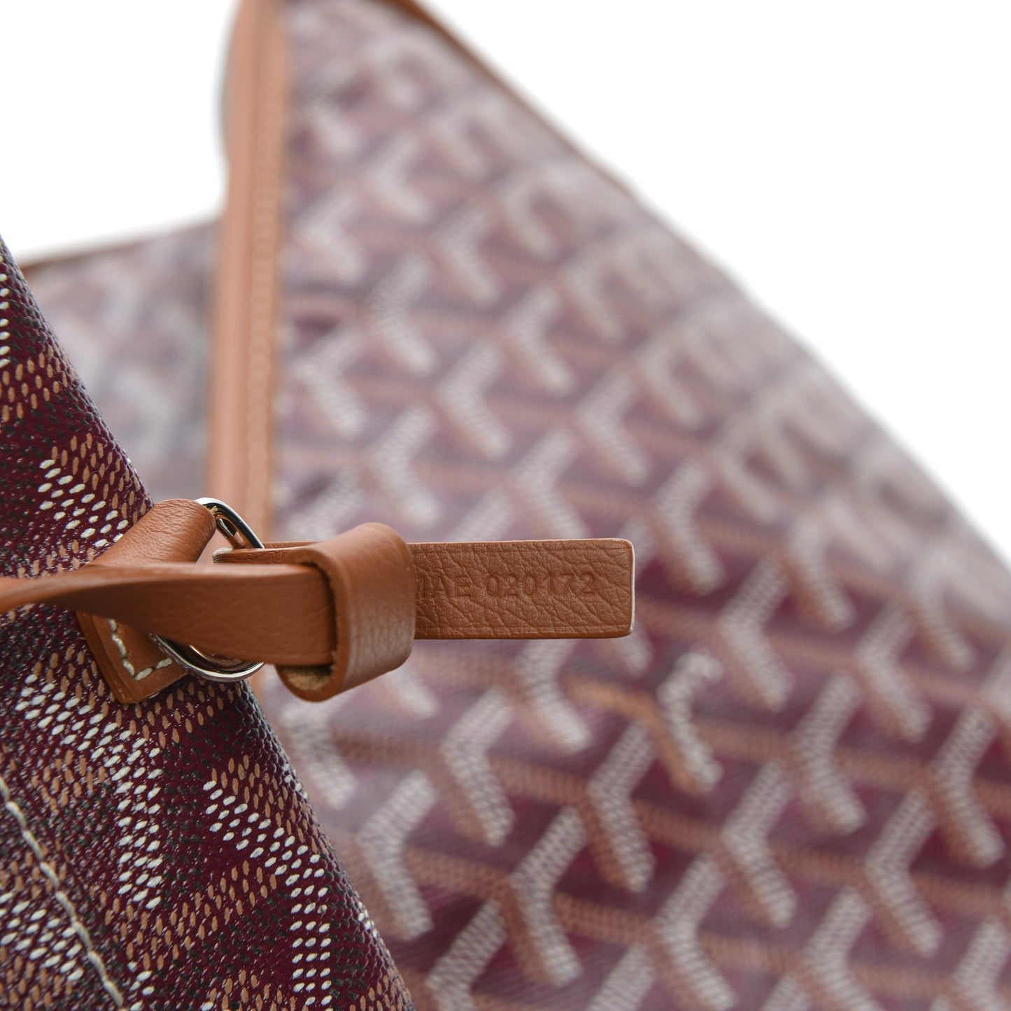 Goyardine Reversible Pertius GM Burgundy
