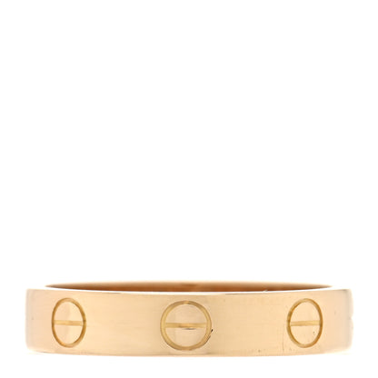 Cartier 18K Yellow Gold 3.5mm LOVE Wedding Band Ring 52 6 1 of 5