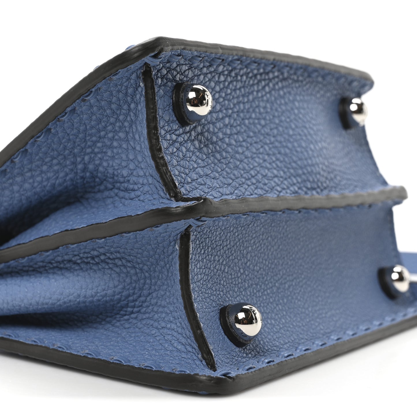 Cuoio Romano Selleria Petite Peekaboo I SEE U Satchel Blue