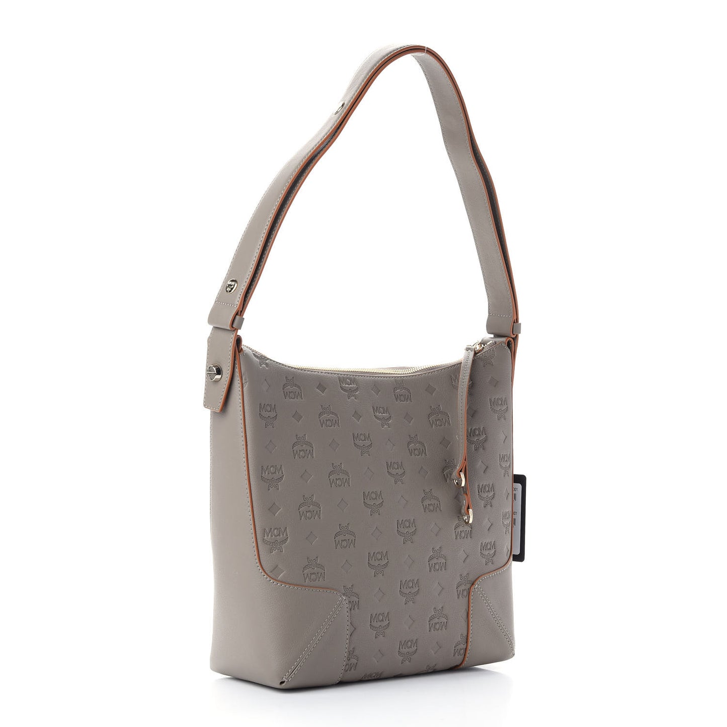 Calfskin Ottomar Monogram Medium Klara Hobo Grey