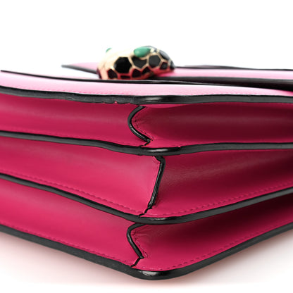 Bulgari Calfskin Serpenti Forever Top Handle Pink 9 of 9