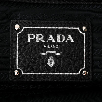 Prada Vitello Daino Tote Black 5 of 10