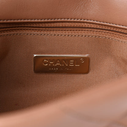 Chanel Lambskin Quilted Medium Chanel 19 Flap Brown 6 of 10
