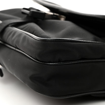 Prada Re-Nylon Saffiano Shoulder Bag Black 11 of 11
