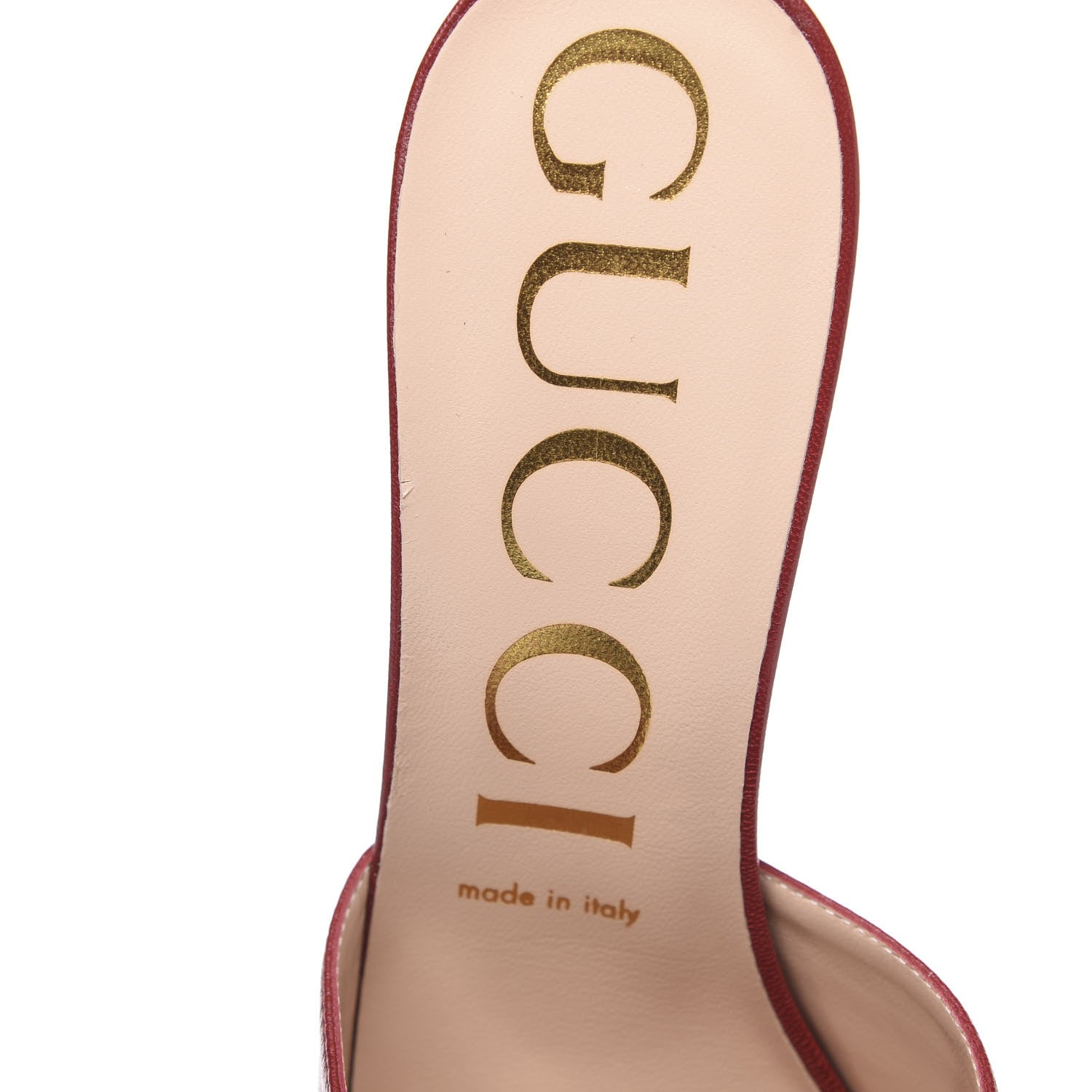 Gucci Malaga Kid Crystal Square G Madelyn Mules 39 Romantic Cerise 7 of 9