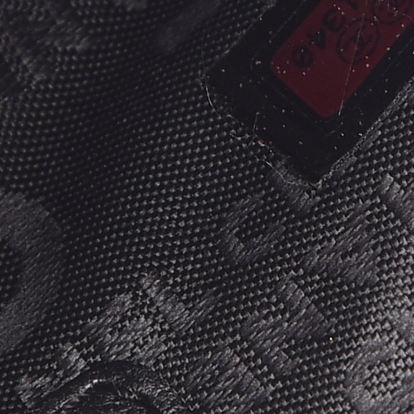 Patent Camellia Embossed Pochette Black