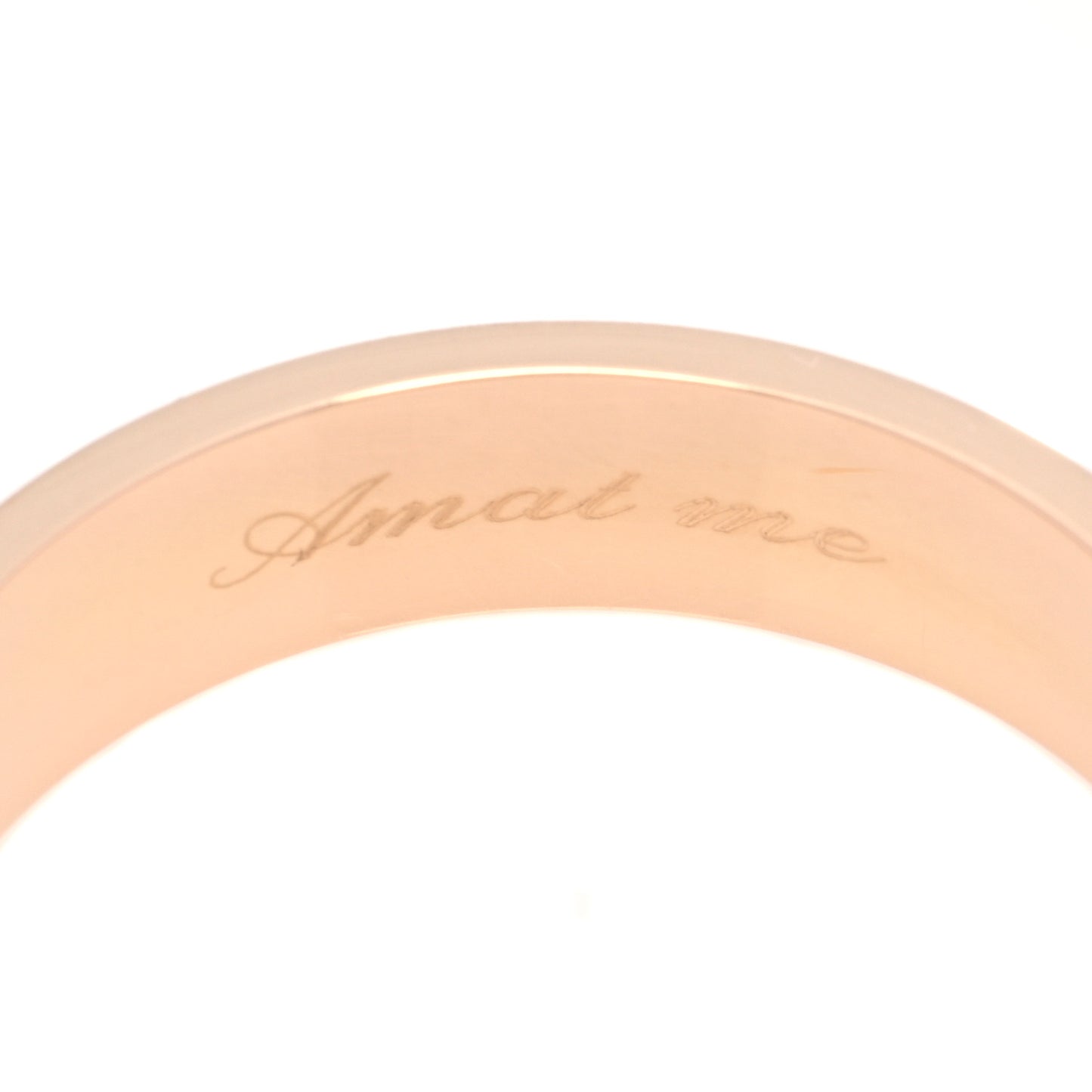 18K Pink Gold 5.5mm LOVE Ring 66 11.5