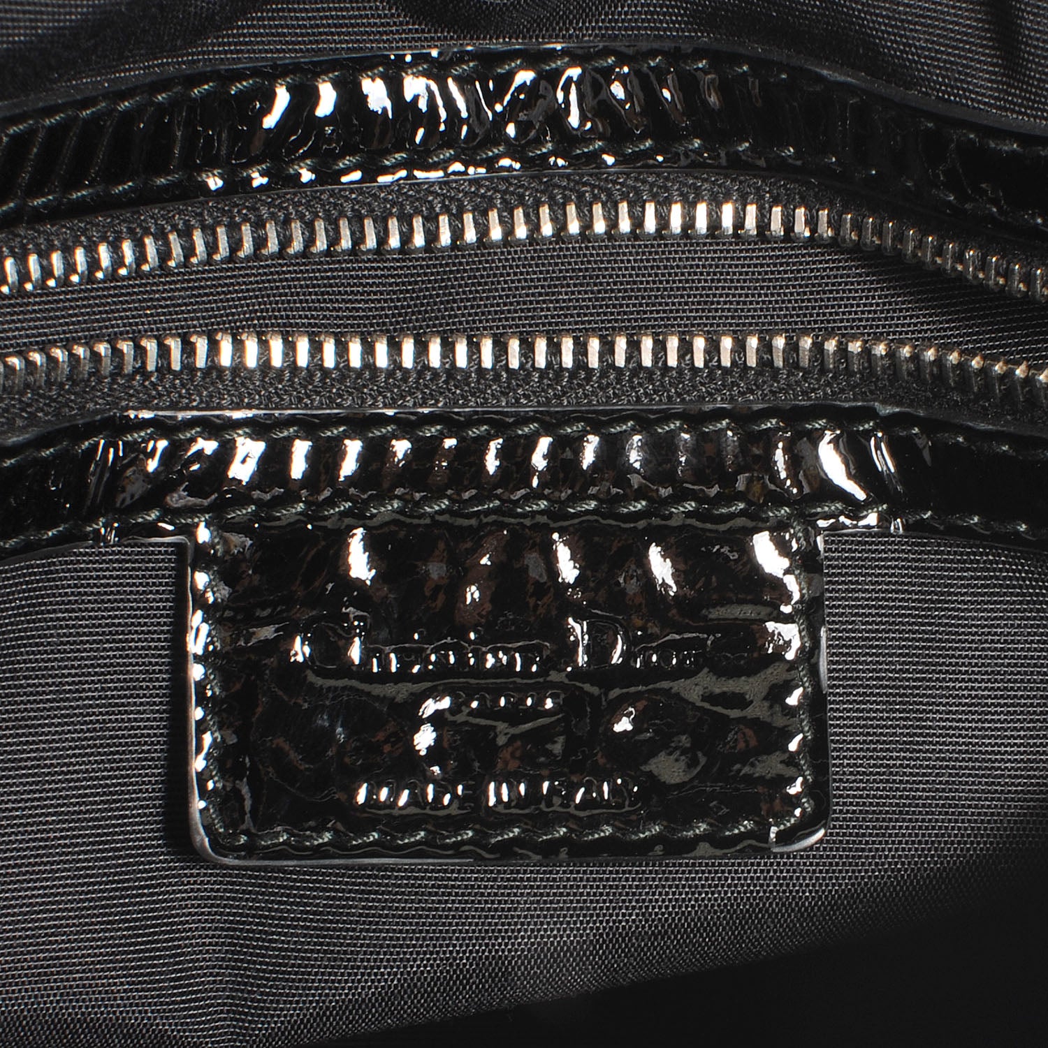 Christian Dior Patent Cannage Medium Le Trente Tote Black 6 of 7