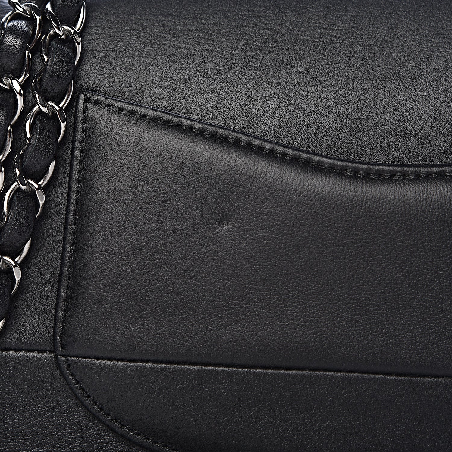 Chanel Calfskin Medium Classic Pure Double Flap Black 14 of 20