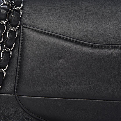 Chanel Calfskin Medium Classic Pure Double Flap Black 14 of 20