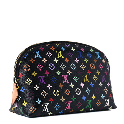 Louis Vuitton Monogram Multicolor Cosmetic Pouch Black Grenade 3 of 10