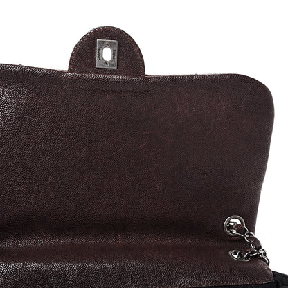 Chanel Caviar Outdoor Ligne Flap Dark Brown 13 of 15