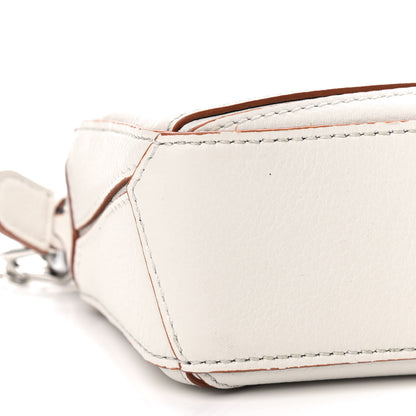 Loewe Calfskin Nano Puzzle Bag White 7 of 10