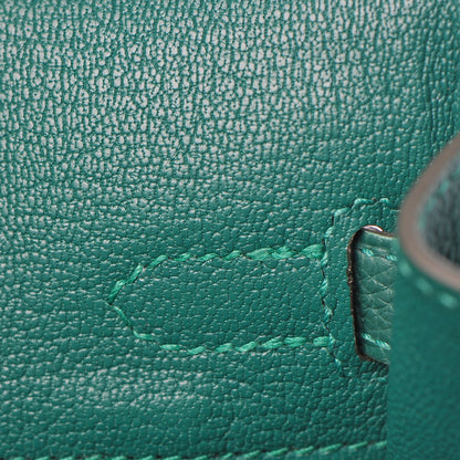 Hermes Togo Birkin 25 Malachite 12 of 35