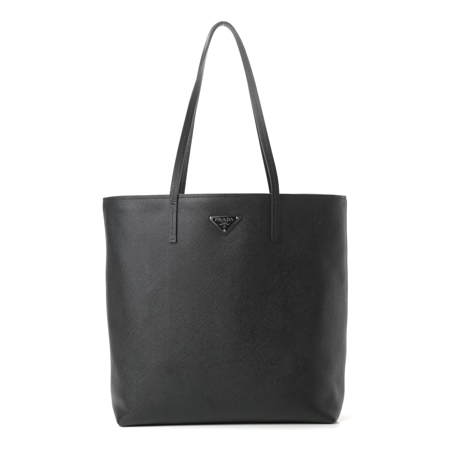 Prada Saffiano Cuir Tote Black 1 of 11