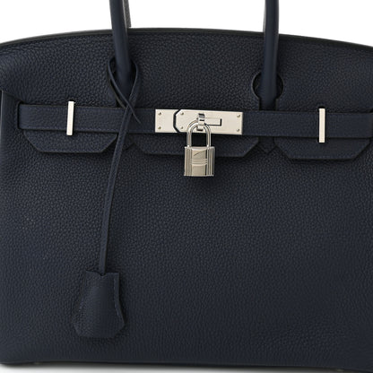 Hermes Togo Birkin 30 Bleu Nuit 8 of 13