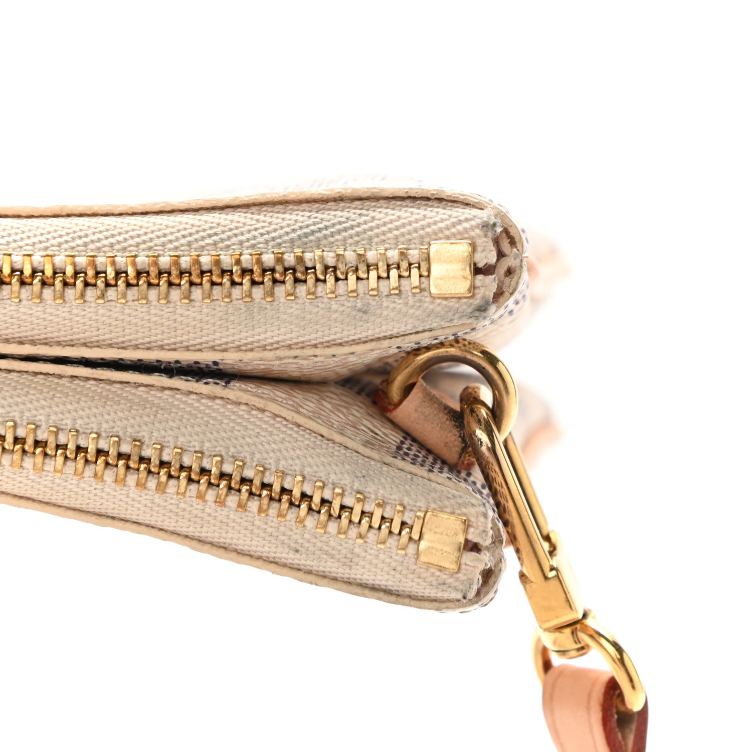 Louis Vuitton Damier Azur Double Zip Pochette 9 of 12