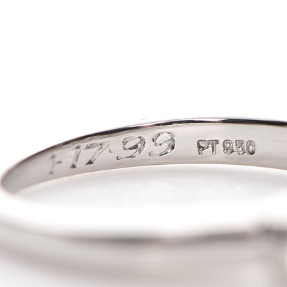 Tiffany Platinum .55 Carat Diamond Wedding Band Ring 4.5 4 of 4