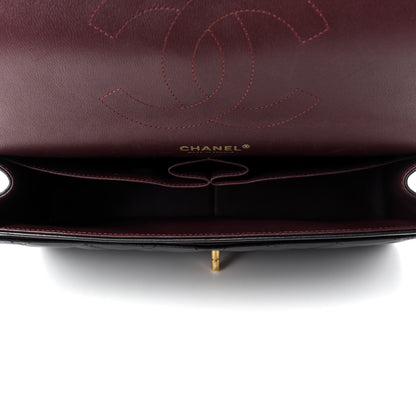 Chanel Lambskin Quilted Jumbo Double Flap Black 5 of 15