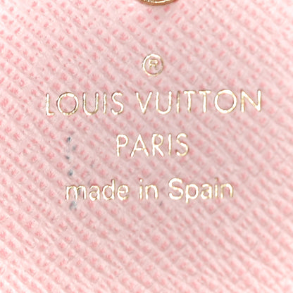 Louis Vuitton Damier Azur Rosalie Coin Purse Rose Ballerine 6 of 9