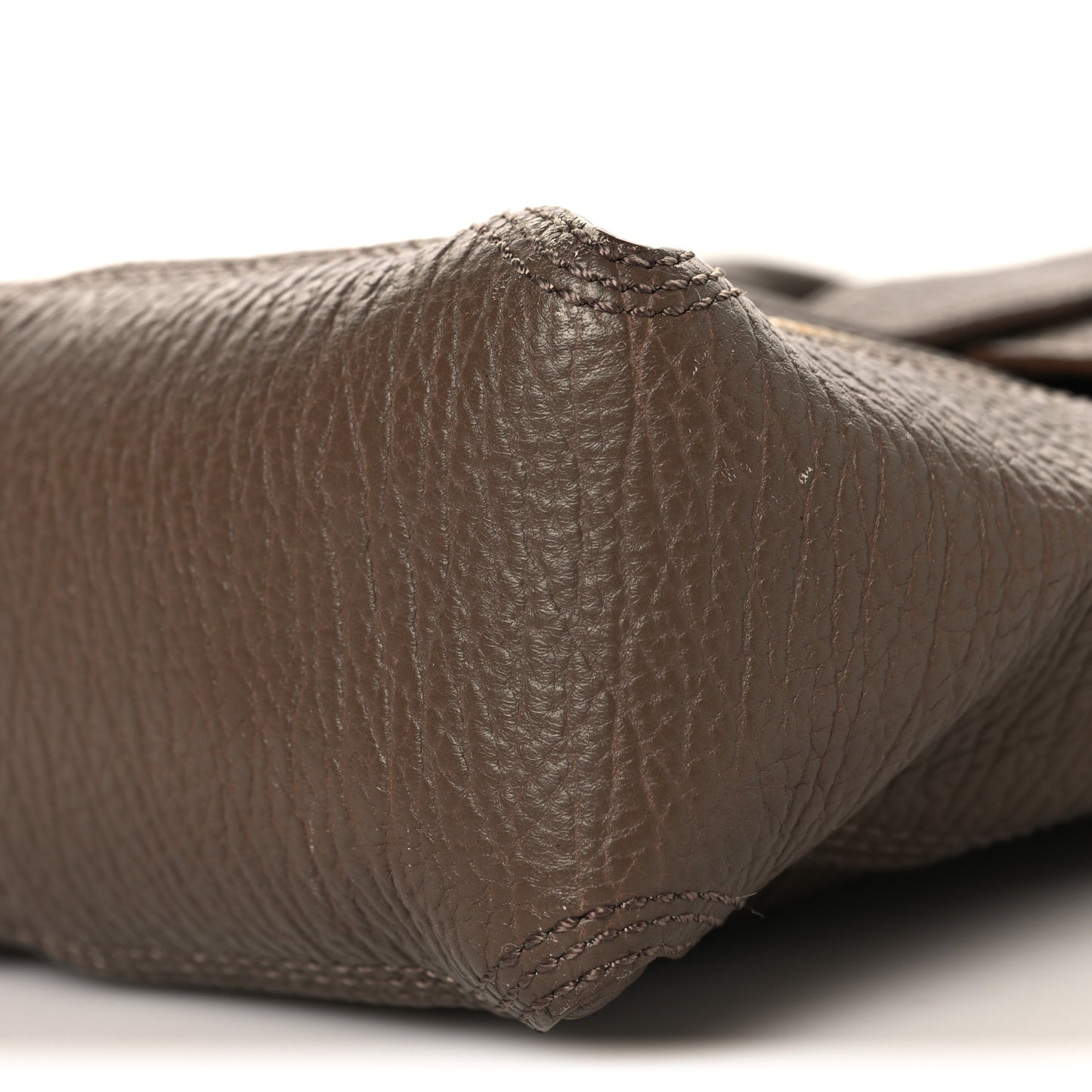 Textured Calfskin Mini Pashli Satchel Taupe