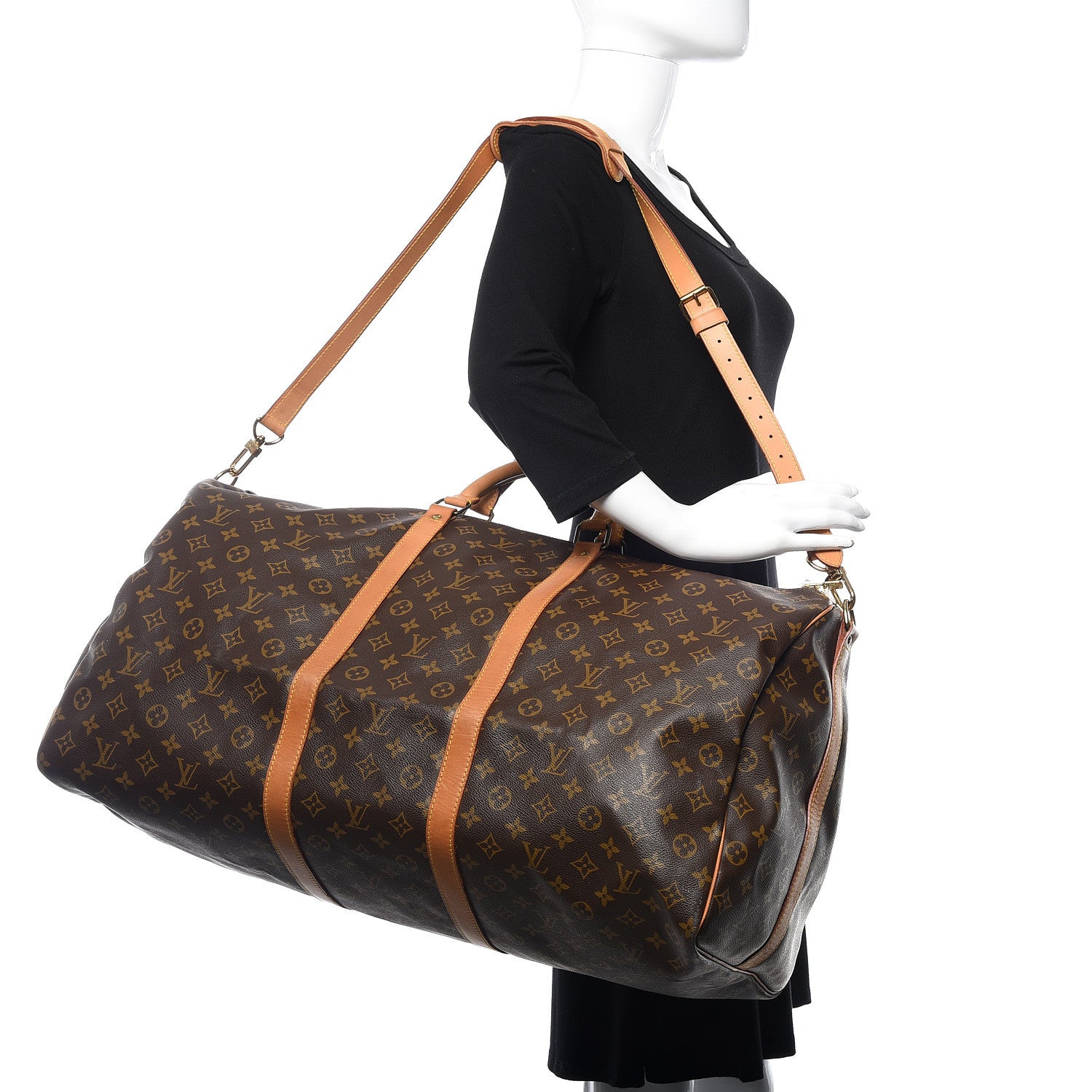 Louis Vuitton Monogram Keepall Bandouliere 60 2 of 12