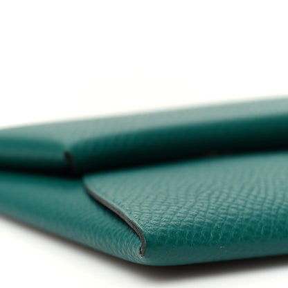 Hermes Epsom Bastia Coin Purse Malachite 8 of 9