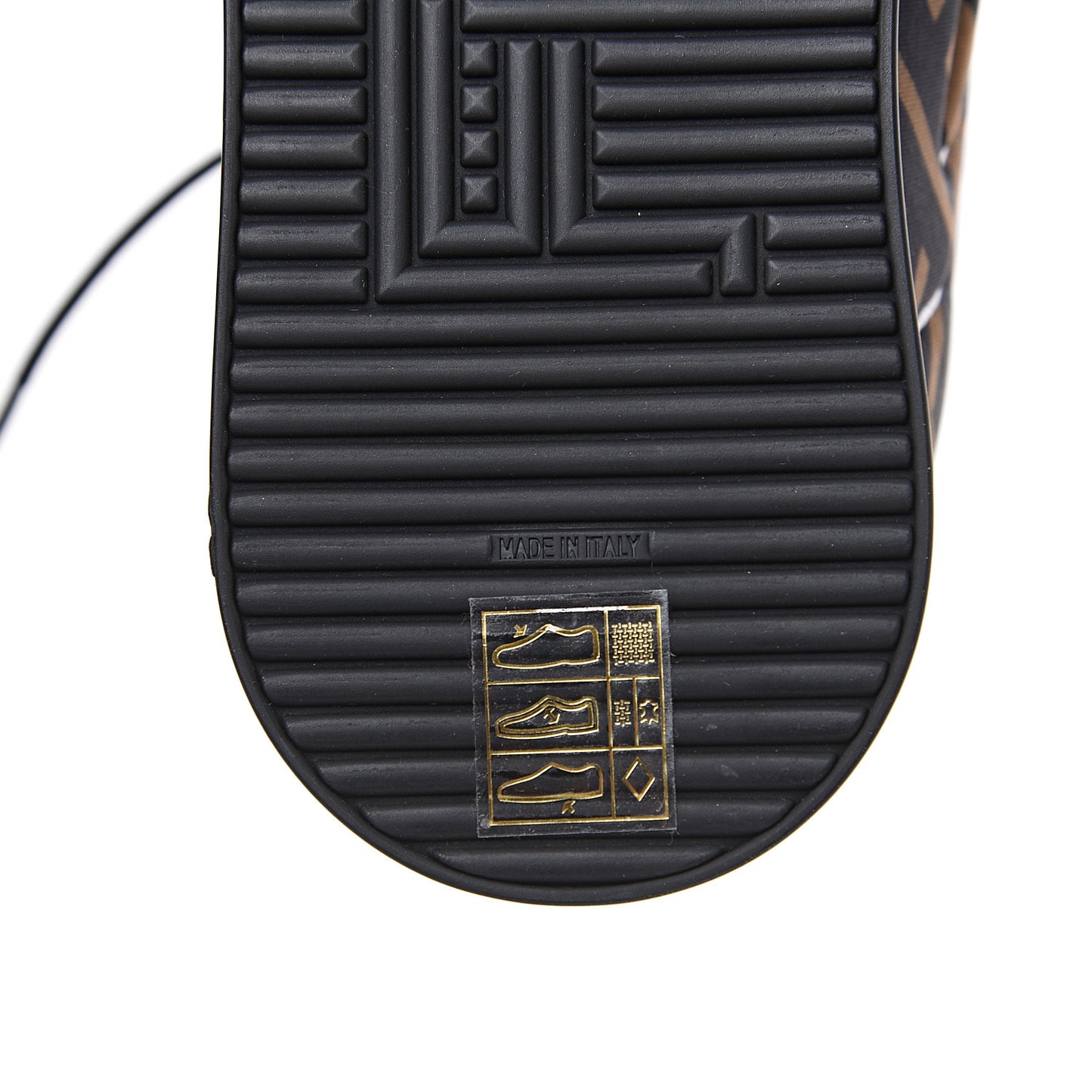 Stretch Fabric FFreedom Sneakers 36 Tobacco Black White